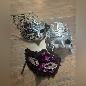His and Hers couple masquerade masks (*B)